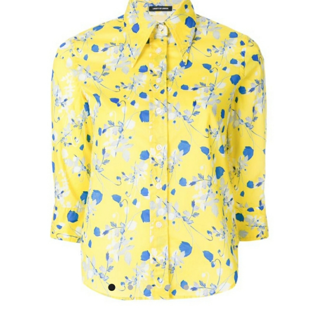 R13 Floral Print Button Down Shirt